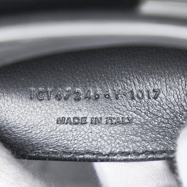 サンローラン ベイビーカバス ショルダーバッグ ハンドバッグ 2WAY 472466 ブラック レザー レディース SAINT LAURENT 【中古】