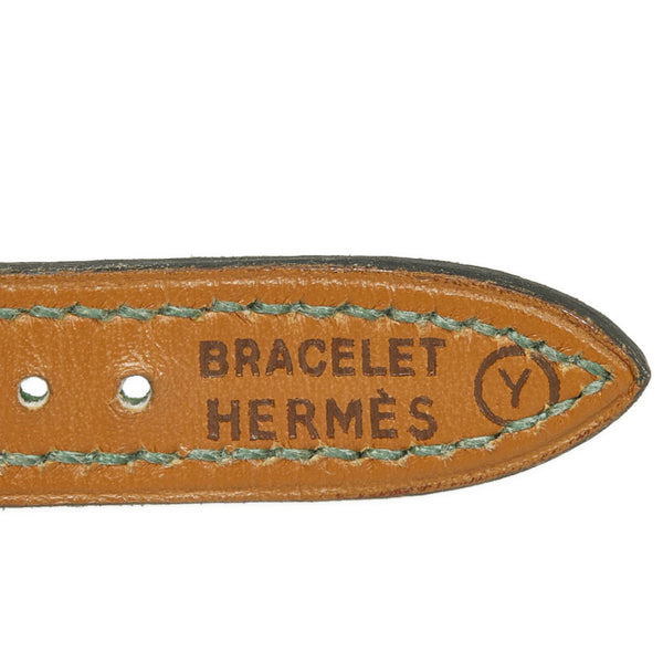 エルメス ケリーウォッチ 腕時計 クオーツ ゴールド文字盤 レザー レディース HERMES 【中古】