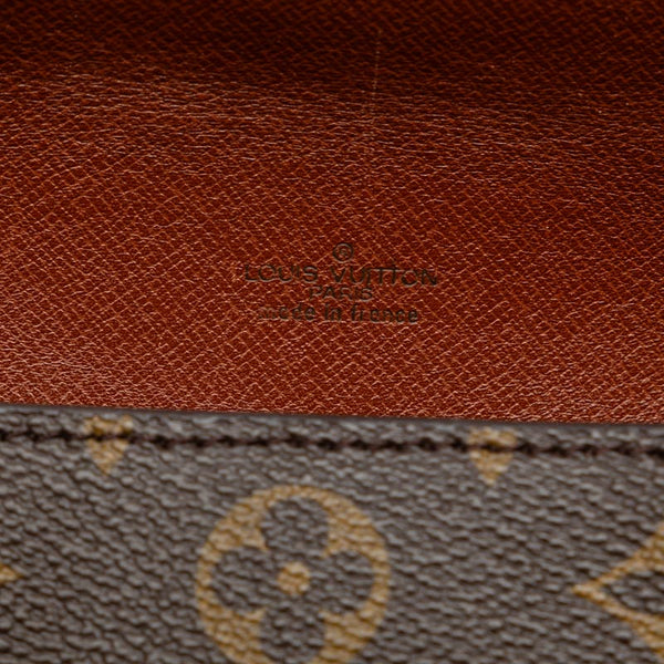 ルイ ヴィトン モノグラム サンクルーMM ショルダーバッグ M51243 ブラウン PVC レザー レディース LOUIS VUITTON 【中古】