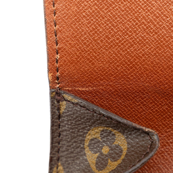 ルイ ヴィトン モノグラム サンクルーMM ショルダーバッグ M51243 ブラウン PVC レザー レディース LOUIS VUITTON 【中古】