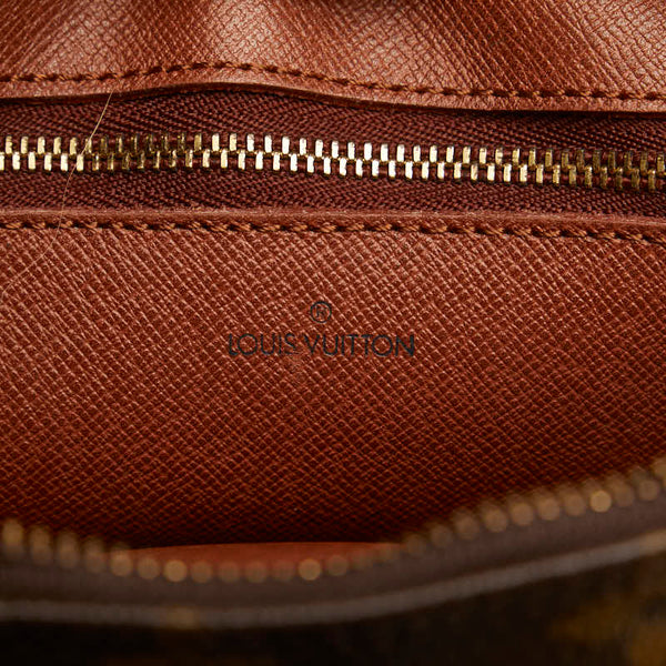 ルイ ヴィトン モノグラム ジュヌフィーユ 斜め掛け ショルダーバッグ M51226 ブラウン PVC レザー レディース LOUIS VUITTON 【中古】