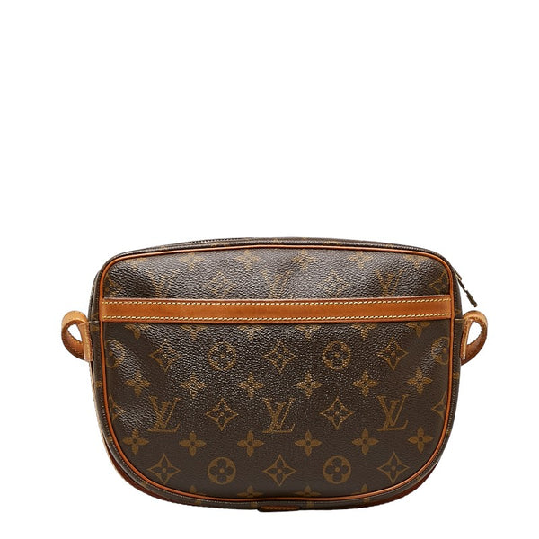 ルイ ヴィトン モノグラム ジュヌフィーユ 斜め掛け ショルダーバッグ M51226 ブラウン PVC レザー レディース LOUIS VUITTON 【中古】