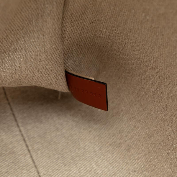 クロエ ウッディラージ トートバッグ CHC22AS アイボリー ブラウン キャンバス レザー レディース Chloe 【中古】