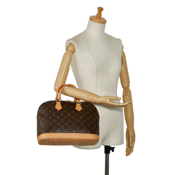 ルイ ヴィトン モノグラム アルマ ハンドバッグ M51130 ブラウン PVC レザー レディース LOUIS VUITTON 【中古】