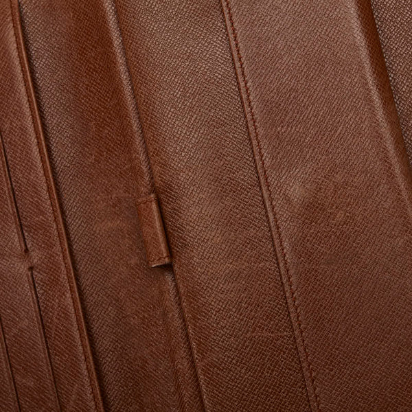 ルイ ヴィトン モノグラム ポルト トレゾール インターナショナル 長財布 M61215 ブラウン PVC レザー レディース LOUIS VUITTON 【中古】