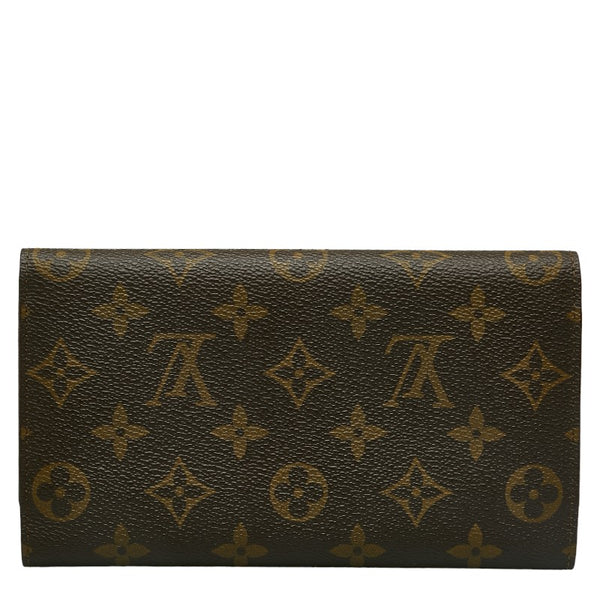 ルイ ヴィトン モノグラム ポルト トレゾール インターナショナル 長財布 M61215 ブラウン PVC レザー レディース LOUIS VUITTON 【中古】