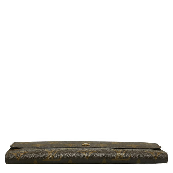 ルイ ヴィトン モノグラム ポルト トレゾール インターナショナル 長財布 M61215 ブラウン PVC レザー レディース LOUIS VUITTON 【中古】