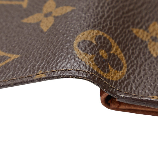 ルイ ヴィトン モノグラム ポルト トレゾール インターナショナル 長財布 M61215 ブラウン PVC レザー レディース LOUIS VUITTON 【中古】