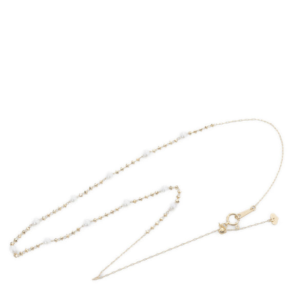 K18YG イエローゴールド パール4mm ネックレス レディース 【中古】