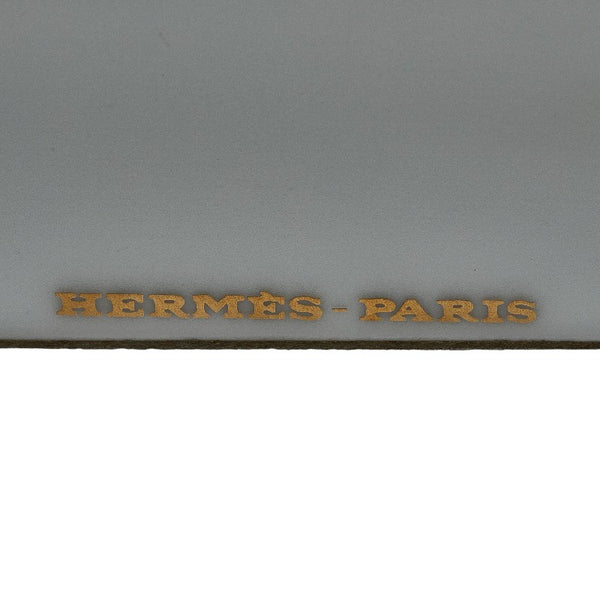 エルメス アッシュトレイ シガートレイ 総柄 灰皿 ホワイト マルチカラー 陶器 メンズ HERMES 【中古】