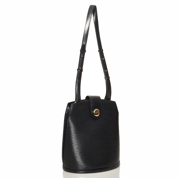 ルイ ヴィトン エピ クリュニー M52252 ブラック レザー 斜め掛け ショルダーバッグ レディース LOUIS VUITTON 【中古】