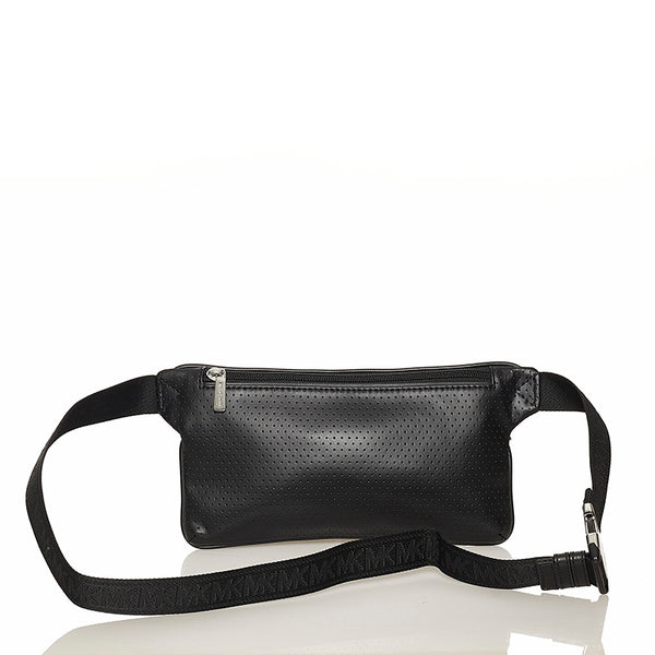 マイケルコース ブラック レザー ボディバッグ メンズ Michael Kors 【中古】