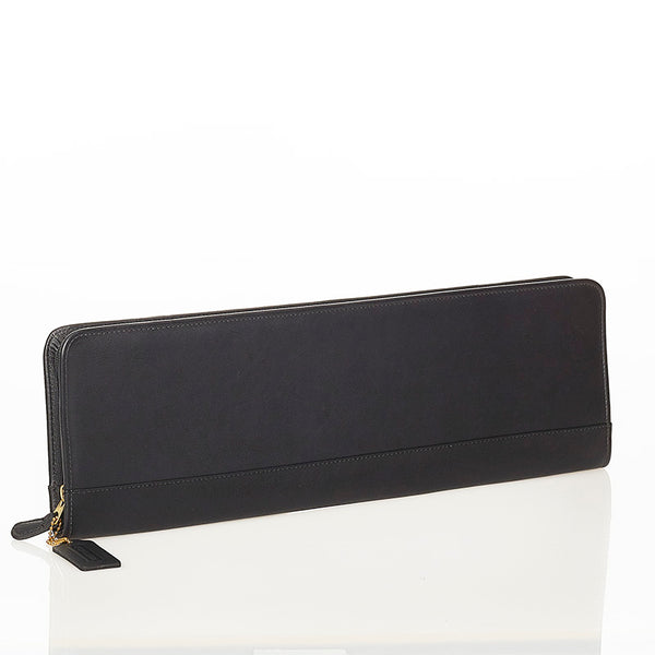 コーチ ブラック レザー ネクタイケース メンズ COACH 【中古】