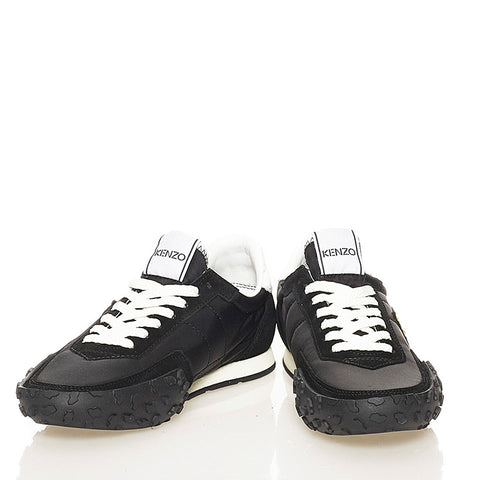 ケンゾー スニーカー ブラック ナイロン スウェード レディース KENZO 【中古】