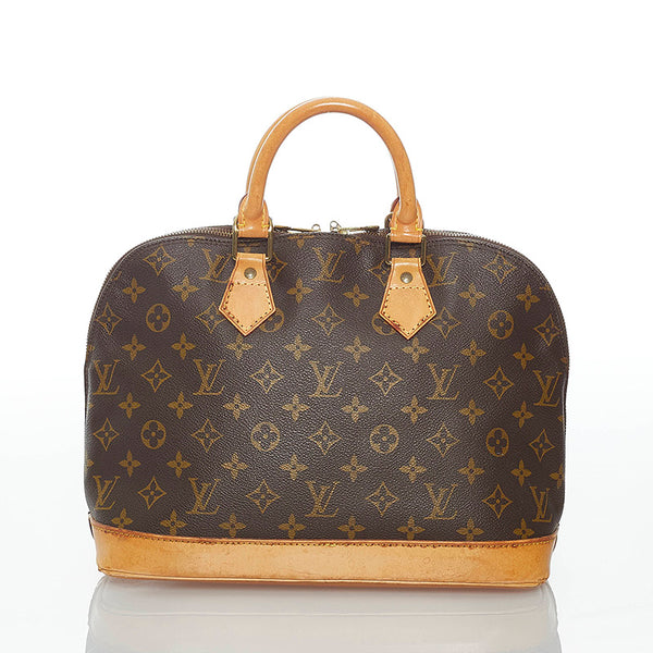 ルイ ヴィトン モノグラム アルマ M51130 ブラウン PVC レザー ハンドバッグ レディース LOUIS VUITTON 【中古】