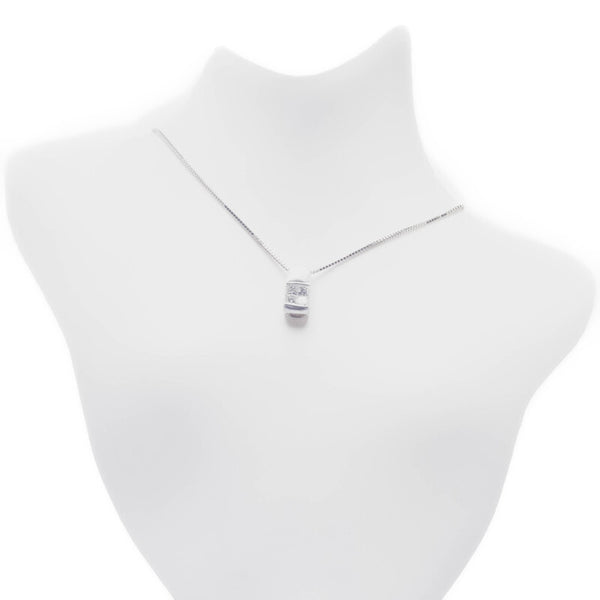 Pt900 プラチナ Pt850 プラチナ ダイヤ0.25ct ネックレス レディース 【中古】