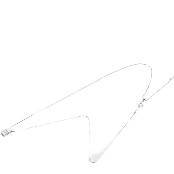 Pt900 プラチナ Pt850 プラチナ ダイヤ0.25ct ネックレス レディース 【中古】