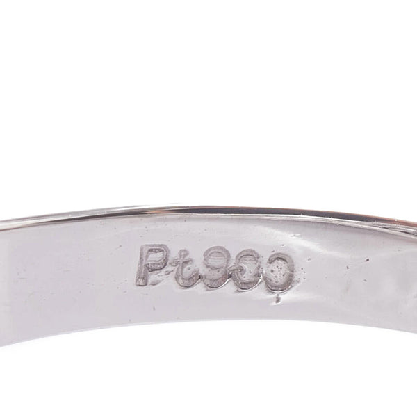 Pt900 プラチナ ダイヤ0.26ct リング 指輪 レディース 9.5号 【中古】