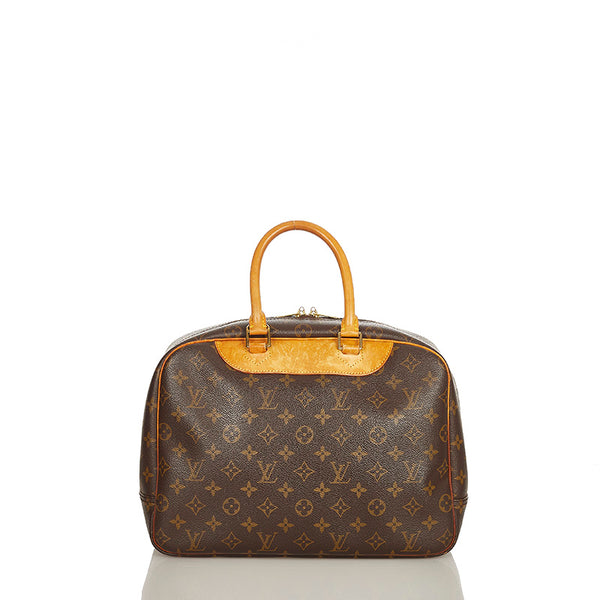 ルイ ヴィトン モノグラム ドゥービル M47270 ブラウン PVC レザー ハンドバッグ レディース LOUIS VUITTON 【中古】