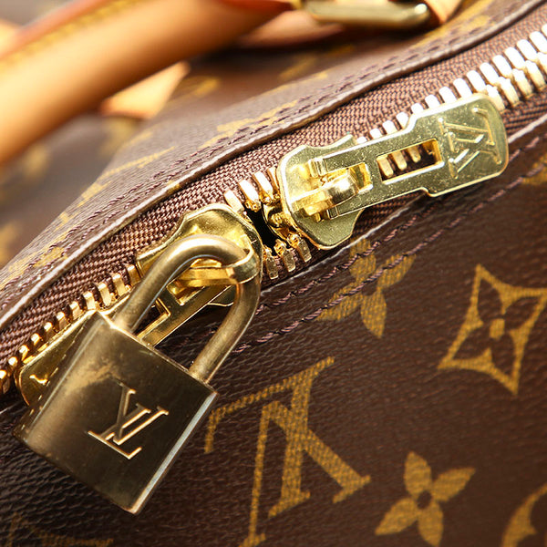 ルイ ヴィトン モノグラム キーポルバンドリエール 60 M41412 ブラウン PVC レザー ボストンバッグ ユニセックス LOUIS VUITTON 中古