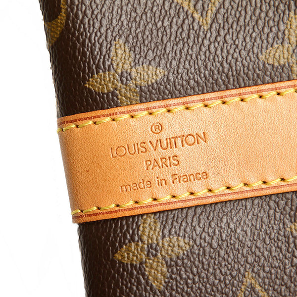 ルイ ヴィトン モノグラム キーポルバンドリエール 60 M41412 ブラウン PVC レザー ボストンバッグ ユニセックス LOUIS VUITTON 中古
