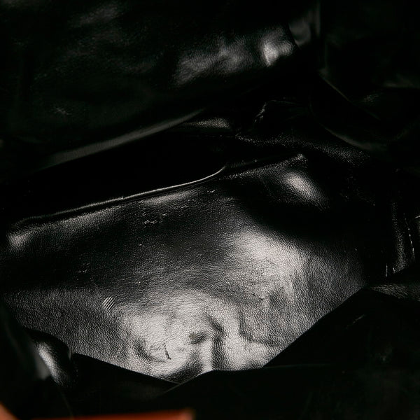 サルヴァトーレフェラガモ ヴァラ ショルダーバッグ AU-21 4237 ブラウン キャンバス レザー レディース Salvatore Ferragamo 【中古】