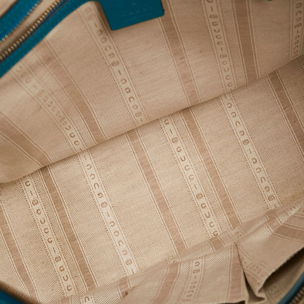 グッチ ディアマンテ ハンドバッグ 354332 ターコイズブルー レザー レディース GUCCI 【中古】