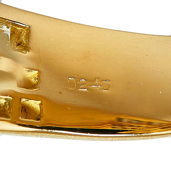 K18YG イエローゴールド ダイヤ2.45ct リング 指輪 レディース 11号 【中古】
