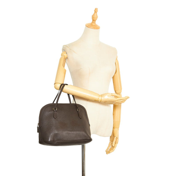 グッチ ハンドバッグ 420023 ブラウン レザー レディース GUCCI 【中古】