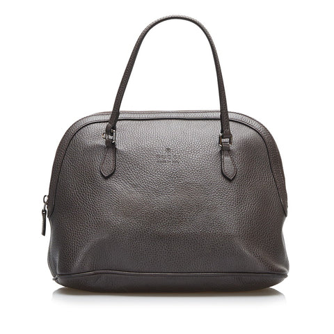 グッチ ハンドバッグ 420023 ブラウン レザー レディース GUCCI 【中古】