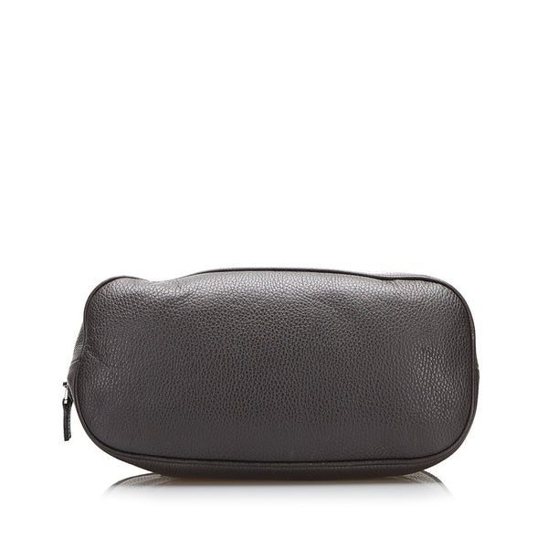 グッチ ハンドバッグ 420023 ブラウン レザー レディース GUCCI 【中古】