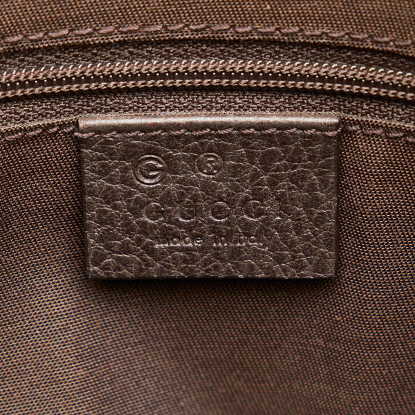 グッチ ハンドバッグ 420023 ブラウン レザー レディース GUCCI 【中古】