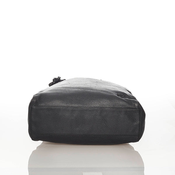 グッチ トートバッグ 267903 ブラック レザー レディース GUCCI 【中古】