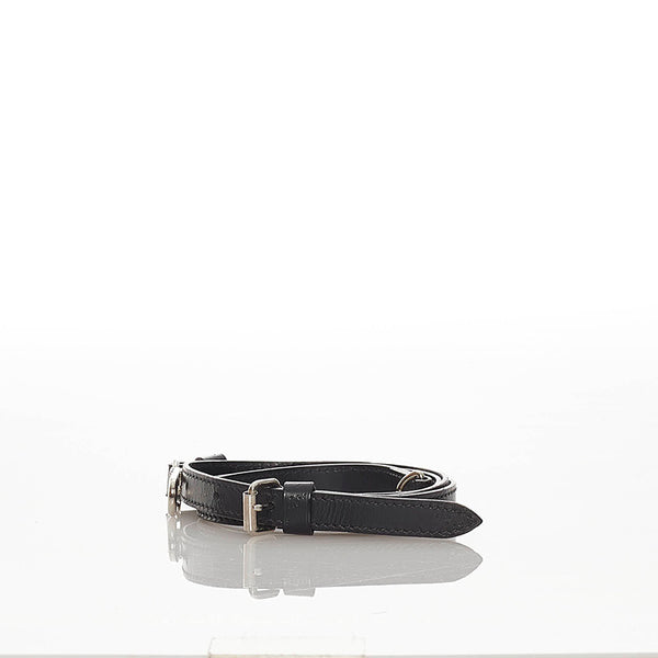 ルイ ヴィトン ブラック レザー ショルダーストラップ レディース LOUIS VUITTON 【中古】
