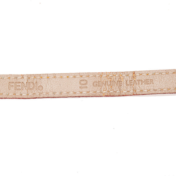 フェンディ ゴールド メッキ 腕時計 レディース FENDI クオーツ ホワイト文字盤 【中古】