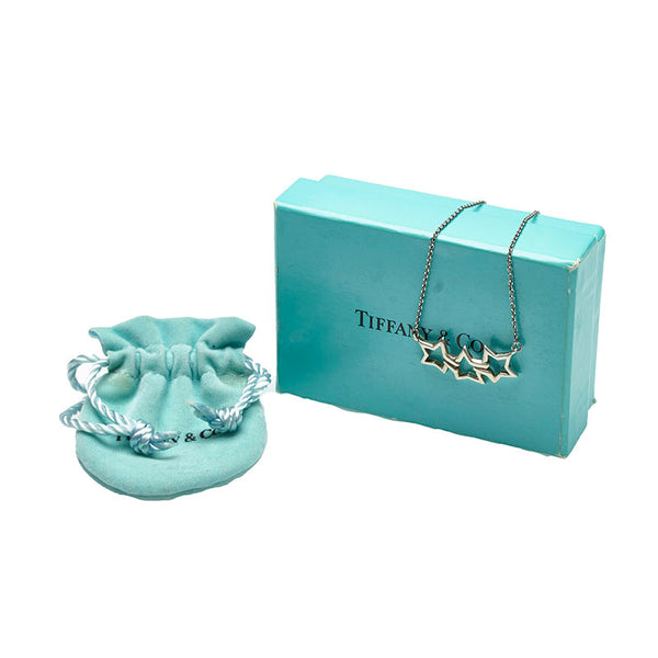 ティファニー SV925 シルバー スター ネックレス レディース TIFFANY&Co. 【中古】