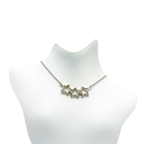 ティファニー SV925 シルバー スター ネックレス レディース TIFFANY&Co. 【中古】