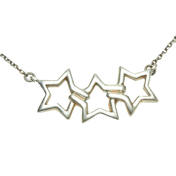 ティファニー SV925 シルバー スター ネックレス レディース TIFFANY&Co. 【中古】