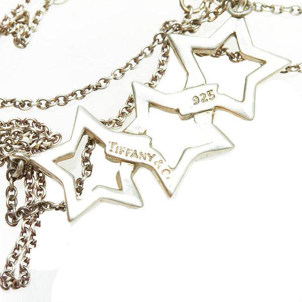 ティファニー SV925 シルバー スター ネックレス レディース TIFFANY&Co. 【中古】