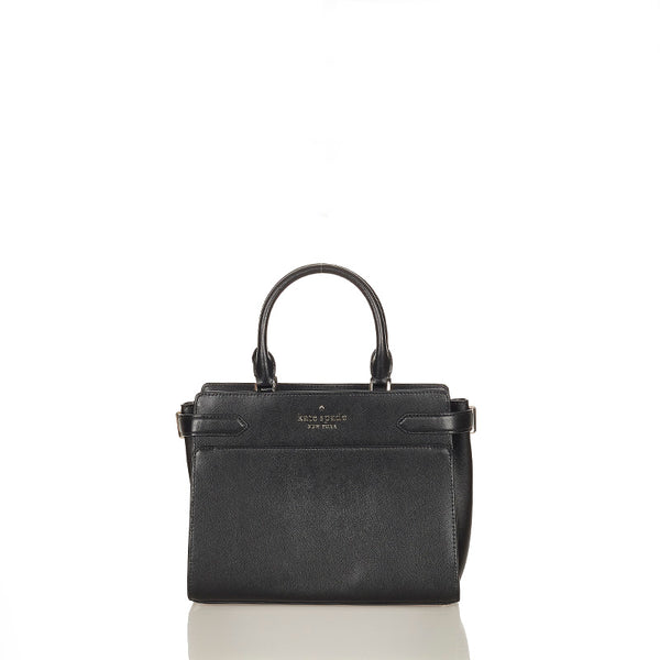 ケイトスペード サッチェル ハンドバッグ　ショルダーバッグ　2WAY WAKRU6951 ブラック レザー レディース Kate Spade 【中古】