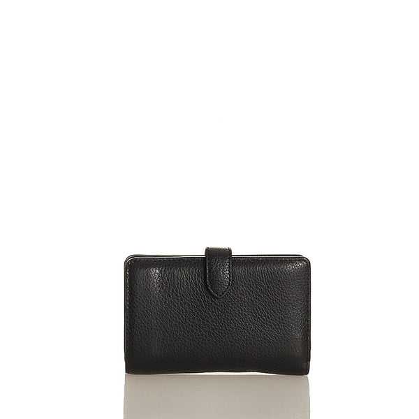 ケイトスペード 二つ折り財布 WLRO0394 ブラック レザー レディース Kate Spade 【中古】