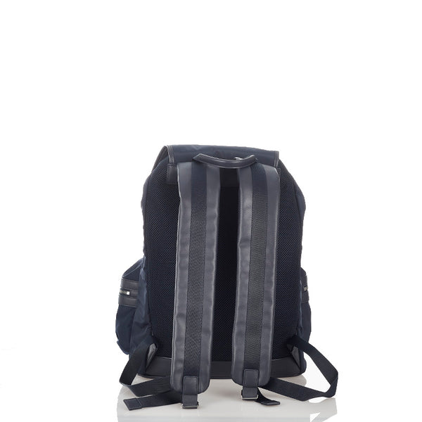 トミーヒルフィガー ネイビー ナイロン リュック バックパック メンズ TOMMY HILFIGER 【中古】