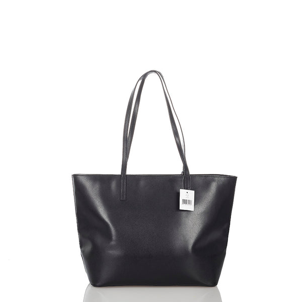 ケイトスペード ブラック レザー トートバッグ レディース Kate Spade 【中古】