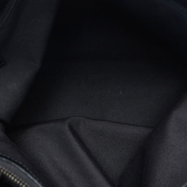 グッチ GGキャンバス ハンドバッグ トートバッグ 120837 ブラック キャンバス レザー レディース GUCCI 【中古】