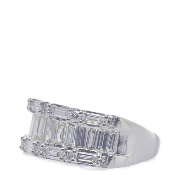 ノーブランド Pt900 プラチナ ダイヤ1.50ct リング 指輪 レディース no brand 12.5号 【中古】
