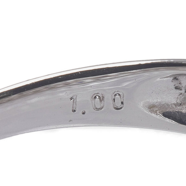 ノーブランド Pt900 プラチナ ダイヤ1.00ct リング 指輪 レディース no brand 12号 【中古】