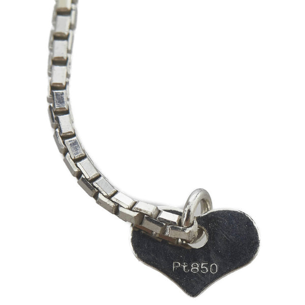 Pt900 プラチナ Pt850 プラチナ キャッツアイ9.56ct ダイヤ0.31ct ネックレス レディース 【中古】