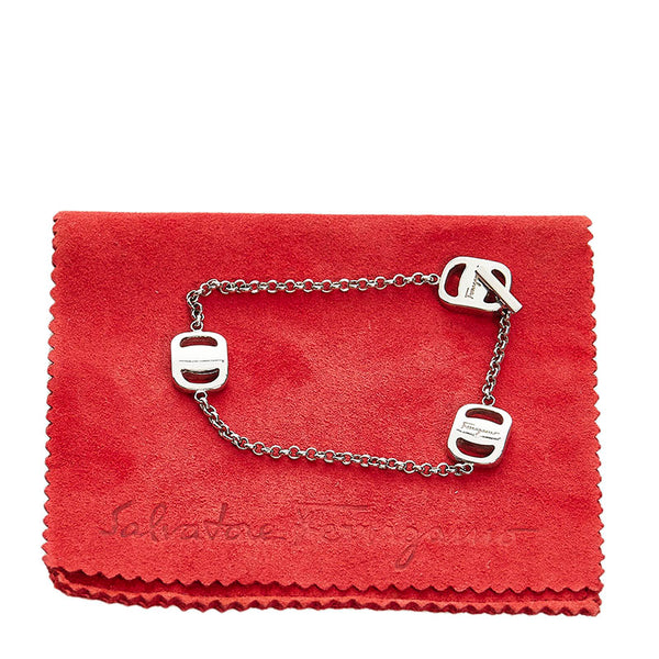 サルヴァトーレフェラガモ ヴァラ ブレスレット シルバー メタル レディース Salvatore Ferragamo 【中古】