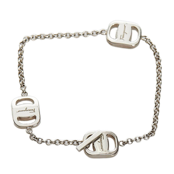 サルヴァトーレフェラガモ ヴァラ ブレスレット シルバー メタル レディース Salvatore Ferragamo 【中古】