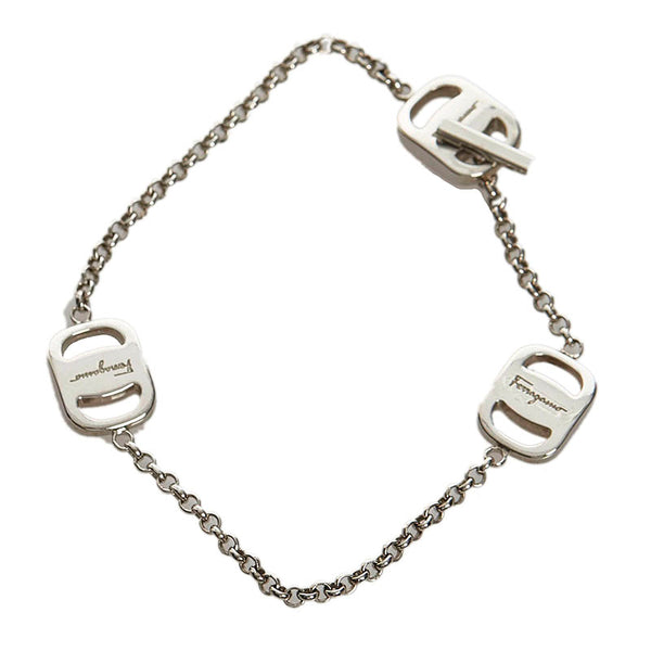 サルヴァトーレフェラガモ ヴァラ ブレスレット シルバー メタル レディース Salvatore Ferragamo 【中古】